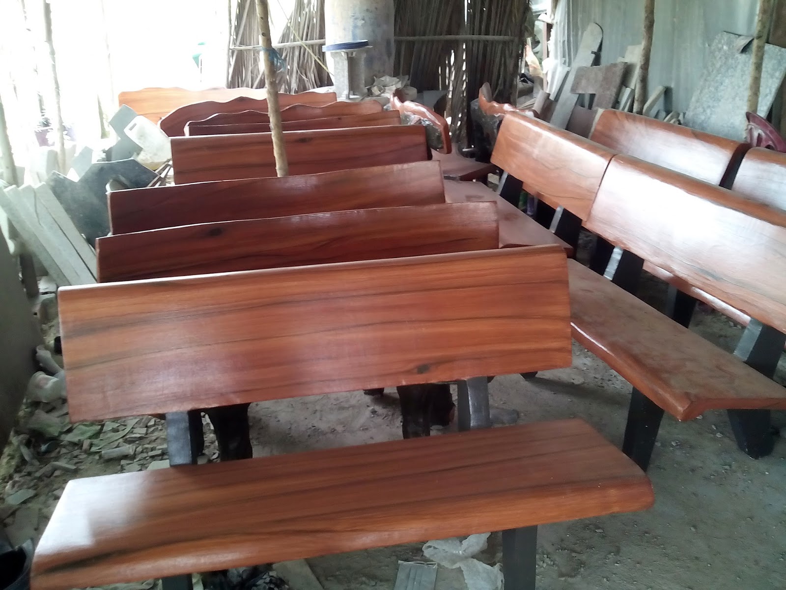 ghế đá giả gỗ giá rẻ hà nội