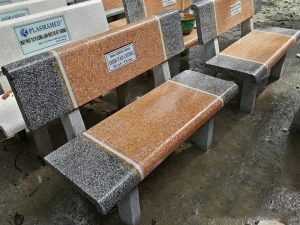 bàn ghế đá granito