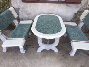 bộ bàn ghế đá sân vườn